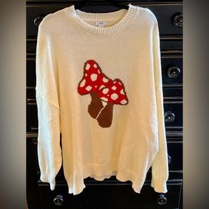 Rue21 Graphic Mushroom Sweater